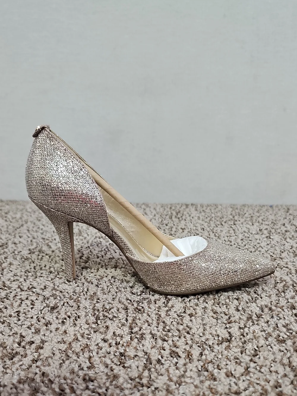 MICHAEL KORS GLITTER D'ORSAY PUMPS BFPM-08-170